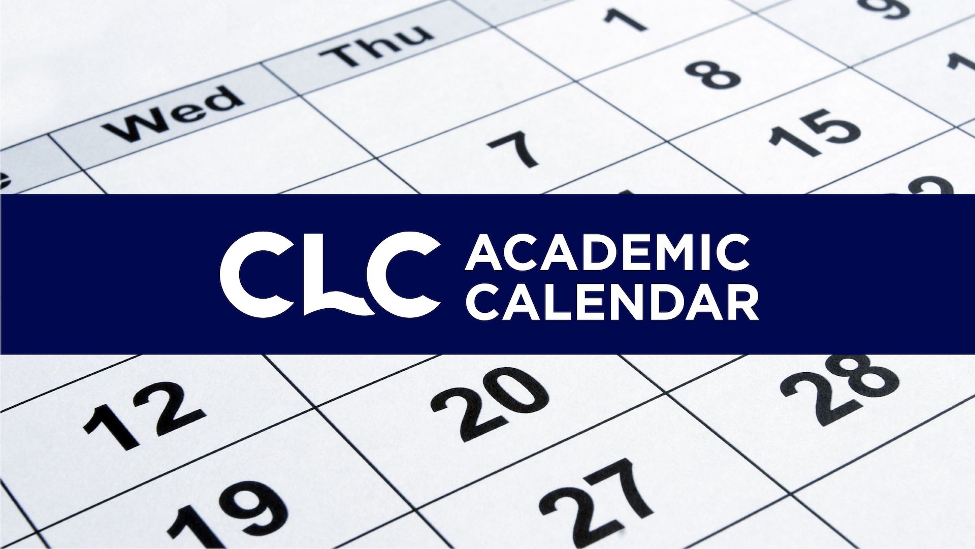 CLC Calendar Graphic